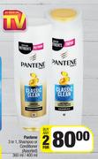 Pantene 3 In 1, Shampoo Or Conditioner Assorted-For Any 2 x 360ml/400ml