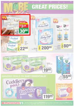 SUPERSPAR EASTERN CAPE : Get More Easter Savings (22 March - 03 April 2022) | Valid In Butterworth, Cofimvaba, Daku, Engcobo, Georgious, Highway, Kwantu, Mdantsane, Ndu, New Brighton, Protea, Zonke, page 7