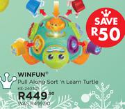 Winfun Pull Along Sort 'n Learm Turtle KE-240301