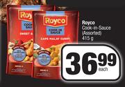 Royco Cook In Sauce Assorted-415g Each