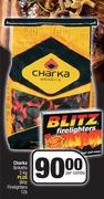 Charka Briketts 3Kg Plus Blitz Firelighters 12s-Per Combo