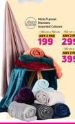 Always Home Mink Flannel Blankets 130cm x 150cm-For Any 2