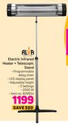 Alva Electric Infrared Heater + Telescopic Stand