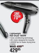 Tresemme Lightweight Hair Dryer 1800W