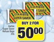 Garbie Super Saver Refuse Bags-For 2 x 20s