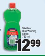 Save Mor Dish Washing Liquid-750ml