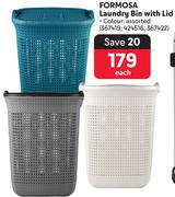 Formosa Laundry Bin With Lid-Each