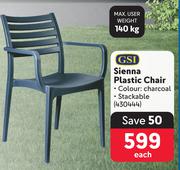 GSI Sienna Plastic Chair