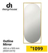 DH Outline Mirror 400m x 900mm 850012474