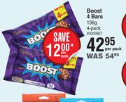 Boost 4 Bars-4 Per Pack 