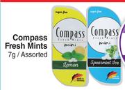Compass Fresh Mints Assorted-For 1 x 7g