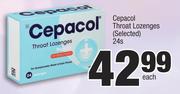 Cepacol Throat Lozenges (Selected)-24s Each