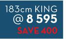 Sealy Phuket 183cm King Size Bed Set