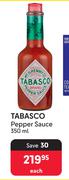 Tabasco Pepper Sauce-350ml Each