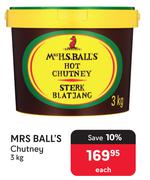 Mrs. Ball's Chutney-3Kg Each