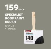 Specialist Roof Paint Brush 140mm-Each
