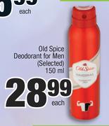Old Spice Deodorant For Men (Selected)-150ml Each