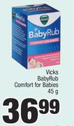 Vicks Baby Rub Comfort For Babies-45g