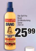 Sta-Sof-Fro Braid Oil Moisturising Spray-250ml