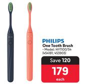 Philips One Tooth Brush HY1100/54-Each