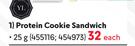 YL Protein Cookie Sandwich-25g Each