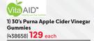 Vita AID™ 30's Purna Apple Cider Viengar Gummies-Each