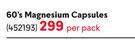 Slow 60's Magnesium Capsules-Per Pack