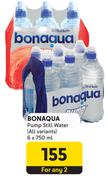Bonaqua Pump Still Water (All Variants)-For Any 2 x 6x750ml