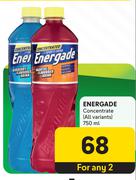 Energade Concentrate (All Variants)-For Any 2 x 750ml