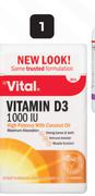 Vital 30's Vitamin D3 1000 IU-Each
