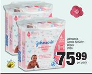 Johnson's Gentle All Over Wipes-288's Per Pack