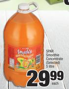 Spar Smoothie Concentrate(Selected)-5Ltr Each