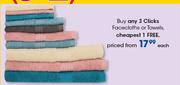 Clicks Facecloths Or Towels-Each