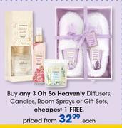 Oh So Heavenly Diffusers, Candles, Room Sprays Or Gift Sets-Each