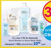 Oh So Heavenly Hand Washes Or Hand Wash Refills-Each