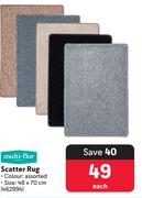 Multi-Flor Scatter Rug  462994-Each