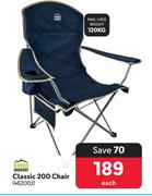 Camp Master Classic 200 Chair 462002-Each