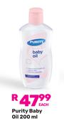 Purity Baby Oil-200ml Each