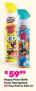 Happy Place Bath Foam Spongebob Or Paw Patrol-340ml