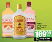 Gordon's London Dry Gin (Incl. Variants)-750ml Each