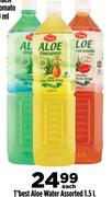 T'Best Aloe Water Assorted-1.5Ltr Each