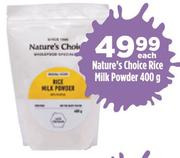 Nature's Choice Rice Milk Powder-400g Each