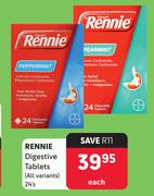 Rennie Digestive Tablets All Variants-24's Each