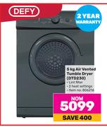 Defy 5Kg Air Vented Tumble Dryer DTD230