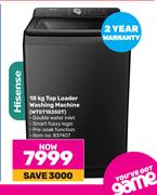 Hisense 18Kg Top Loader Washing Machine WT5T1825DT