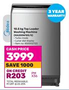 Midea 10.5Kg Top Loader Washing Machine MA200W105/G