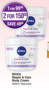 Nivea Repair & Care Body Cream Assorted-400ml