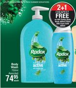 Radox Body Wash Assorted-750ml Each