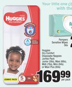 Huggies Dry Comfort Disposable Nappies Jumbo Pack-Per Pack