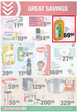 SUPERSPAR COUNTRY EASTERN CAPE : Our Best For less (22 June - 4 July 2021) Valid in Butterworth, Daku, Ndu, New Brighton, Stanford Square, Tams, Zonke, page 7